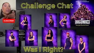 #TheChallenge40 Chat - I got 6 of 8 correct.