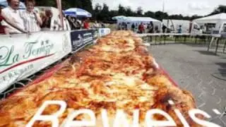 ***NEW***Weltrekord Europarekord Pizza (Longest Largest Pizza)