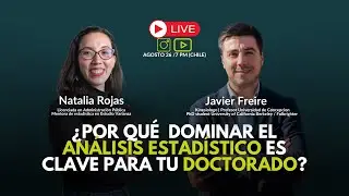 Live. Dominar el sistema para hacer análisis estadísticos facilita el doctorado | Javier Freire