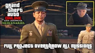 GTA Online New Mercenaries DLC Story Project Overthrow  Full Story On Hard Solo