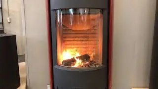 печь камин WIKING miro 6 красная керамика