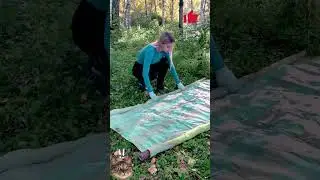 ASMR survival camping girl p11 #outdoors  #camping #alisha #asmr #marusya #BraveGals