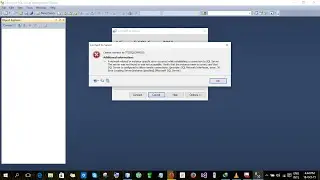 cannot connect to sql server error