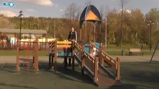 Вандализм в парке ДК