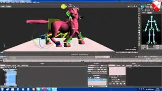 Анимация кентавра в Motionbuilder -1 Animation centaur in MotionBuilder lesson