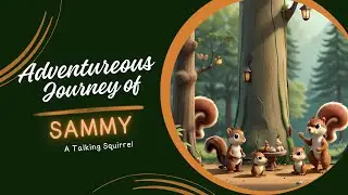 Adventurous Journey of Sammy A Talking Squirrel| Bedtime stories for kids, 5 minutes bedtimes story