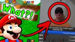 He BEAT Super Mario 64... BLINDFOLDED! (16 Star World Record)