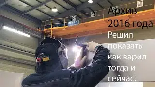Сварка TIG пульсом Вертикальный шов без присадки