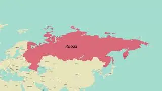 Russia animated map free 4k