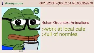 Anon is part-time barista | 4chan Greentext Animations