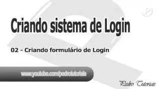 Como criar um sistema de Login e Senha com PHP - Aula 2 - Criando formulário de login