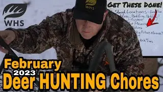 February Deer Chores