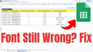 How to Change Font in Google Sheets (Type + Size Fast)
