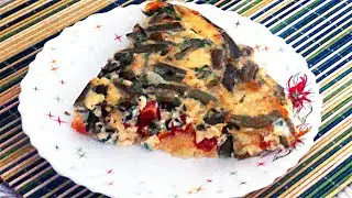 Готовим стручковую фасоль. Быстрый и вкусный завтрак.