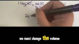 Calculate the Molarity