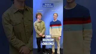 Twin Telepathy Challenge w/ Walker Scobell from Percy Jackson 🔱🌊 | Ballinger Family 