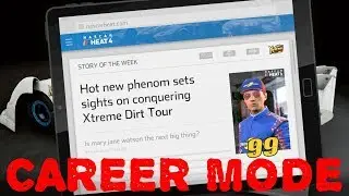 NASCAR Heat 4 Career Mode First Look!