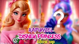 Disney princess glow up | Rapunzel transformation | Cartoon glow up | Cartoon transformation