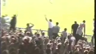 Newcastle United supporters at Peterborough, 26th September 1992, Division 2