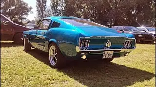 1967 Ford Mustang Fastback V8 sound & light walkaround - Trash & Burn '22