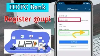 💥HDFC Bank UPI Registration 2023 - Create UPI ID in HDFC Bank App Full Process