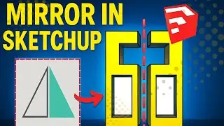 How to Mirror Objects in SketchUp (No Plugin Needed!)