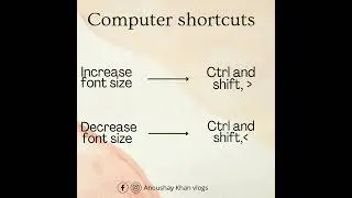 Computer shortcuts (part 4)