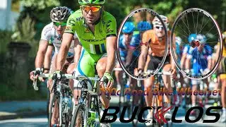 BUCKLOS Road Bike Wheel 700c, Aluminum Alloy QR Wheels V Brake Clincher