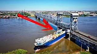 SHIPS AND BOATS CRASHING INTO BRIDGES
