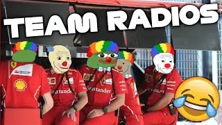 Ferrari's F1 Team Radios are Hilarious for 10 Minutes straight!