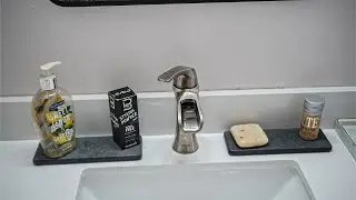 Stone bathroom sink Vanity trays - Simple look