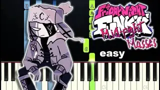 Zavodila - Friday Night Funkin' Mid-Fight Masses (Very Easy Piano Tutorial)