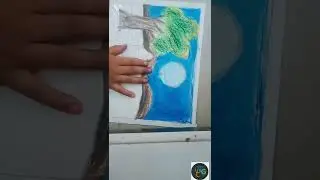 Very easy Night scenery | Completing the challenge of Yatish creations | Arty Vihaan  |
