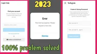 This Link Has Expired please new one 2023 fix Instagram This Link Has Expired please new one 2023.