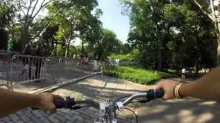 bike ride time lapse through Central Park