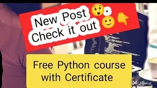 🤯🫨Free Python course with certificate in..hours| Free Python course with certificate 😲