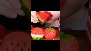ASMR WATERMELON FOODS 수박 디저트 먹방 #shorts #desserts #hongyuasmr #먹방