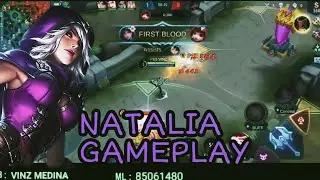 Natalia Gameplay by VINZ TV ~ Mobile Legends