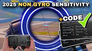 PUBG MOBILE SENSITIVITY SETTINGS 2025 NON GYRO🔥BEST SENSITIVITY +CODE✅