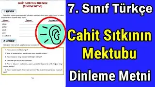 Cahit Sıtkının Mektubu Dinleme Metni