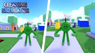 How to get Larry the Lime + 1 Skin in Cleaning Simulator (All glass locations)
