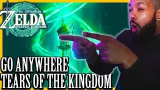 You Can GO ANYWHERE in Zelda Tears of the Kingdom - Gameplay Reaction