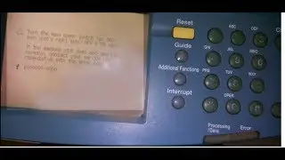 HOW TO CLEAR GENERAL ERROR IN CANON XEROX MACHINE  | ERROR CLEAR IR CANON 5000-6000, 3300