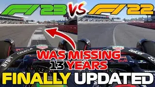 I FORGOT TO RELEASE THISE VIDEO 1 YEAR AGO!!  F1 22 vs. F1 23 Comparison