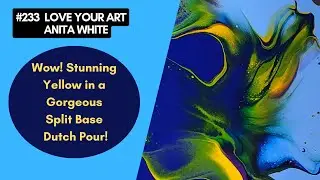 #233- Wow! Stunning Yellow in a Gorgeous Split Base | Dutch Pour!