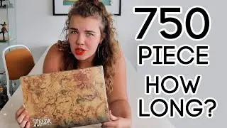 TRYING TO DO A 750 PIECE JIGSAW IN 6 HOURS!! with very little luck.