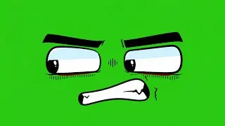 Best 2D Cartoon Face Green Screen Pack | Free Animation Meme Assets 