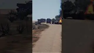 M2 Bradley will stop and destroy the incoming column | Arma