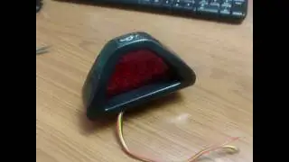 FZS 2 in 1 Led Strobe light unboxing and testing on yamaha Fzs midnight special