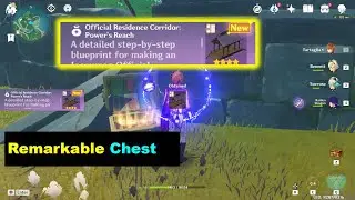 Official Residence Corridor: blueprint Remarkable Chest